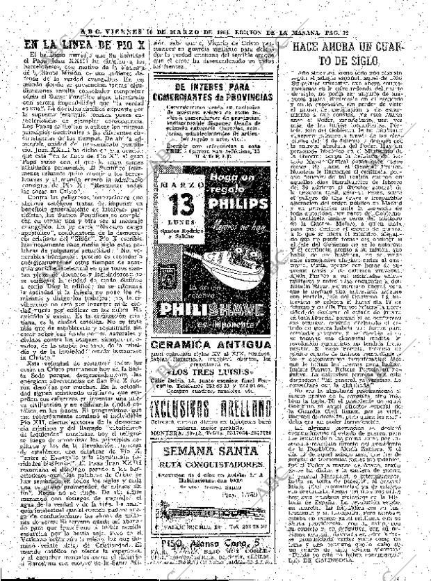 ABC MADRID 10-03-1961 página 32