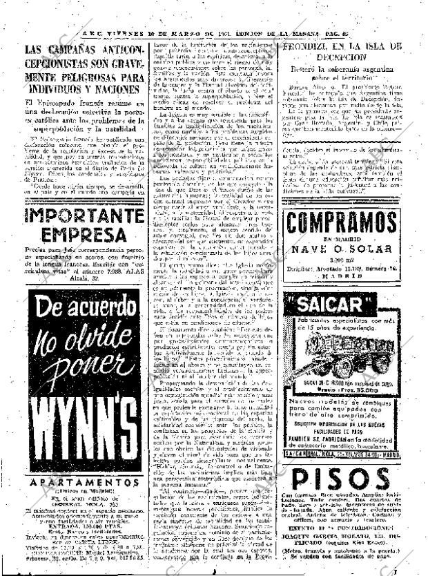 ABC MADRID 10-03-1961 página 46