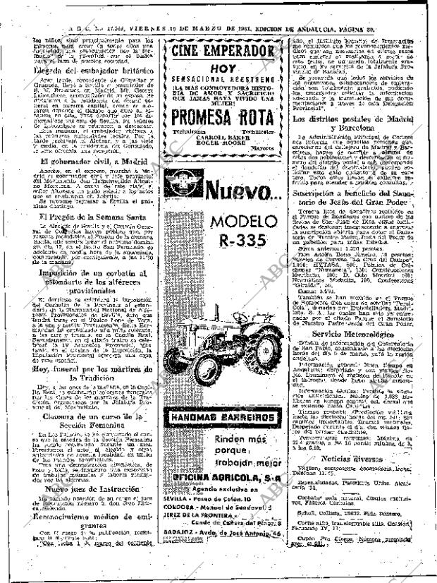 ABC SEVILLA 10-03-1961 página 30