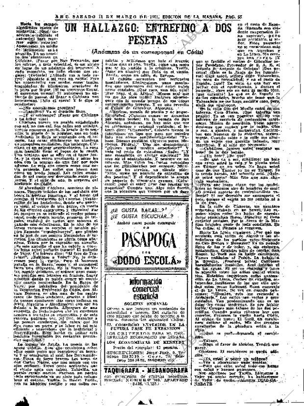 ABC MADRID 11-03-1961 página 55