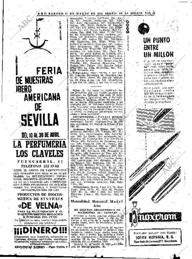 ABC MADRID 11-03-1961 página 60