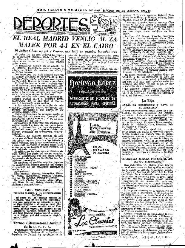 ABC MADRID 11-03-1961 página 61
