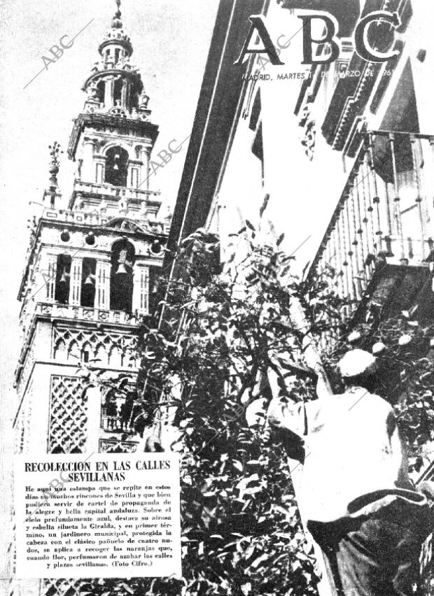 ABC MADRID 14-03-1961 página 1