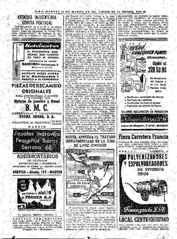 ABC MADRID 14-03-1961 página 48