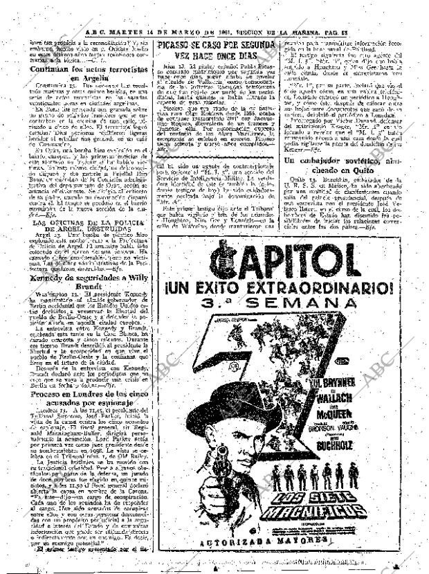 ABC MADRID 14-03-1961 página 53