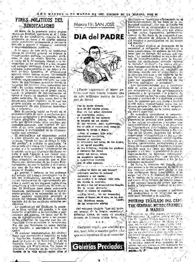 ABC MADRID 14-03-1961 página 54