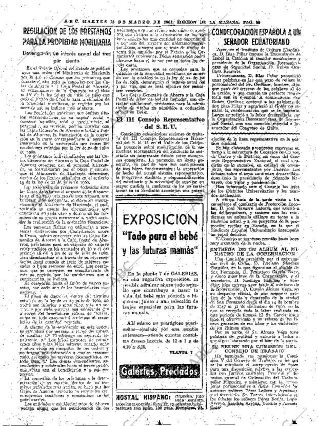 ABC MADRID 14-03-1961 página 55