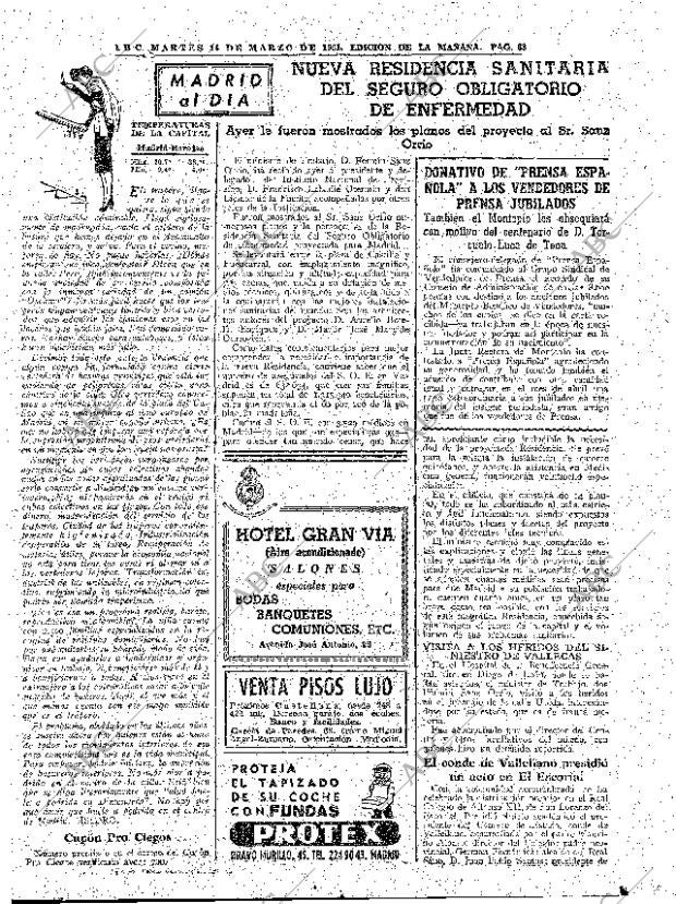 ABC MADRID 14-03-1961 página 63