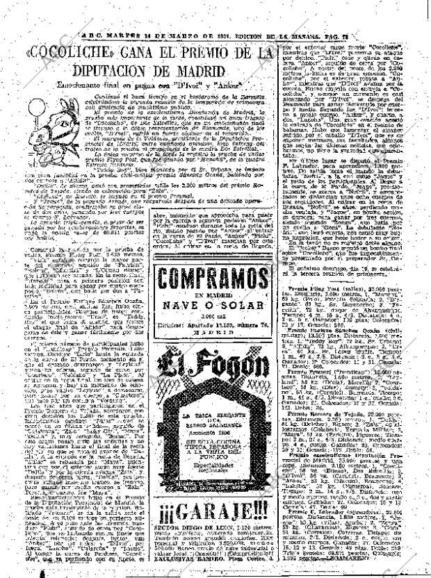 ABC MADRID 14-03-1961 página 73