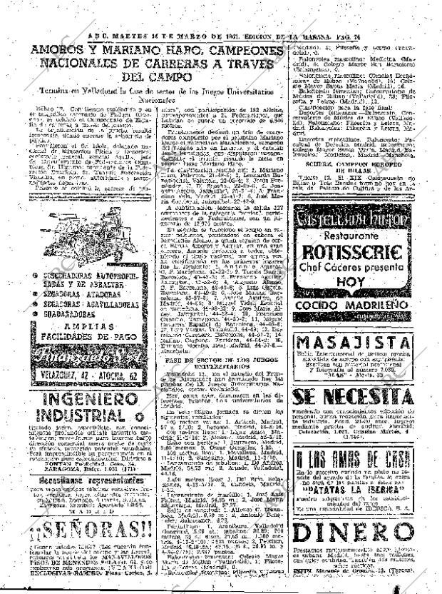 ABC MADRID 14-03-1961 página 74