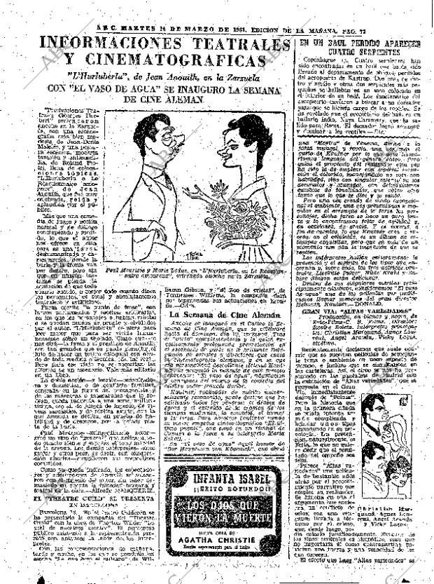 ABC MADRID 14-03-1961 página 77