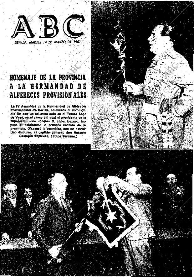 ABC SEVILLA 14-03-1961 página 1