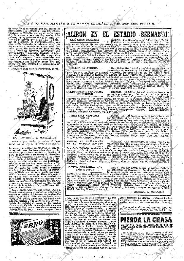 ABC SEVILLA 14-03-1961 página 42