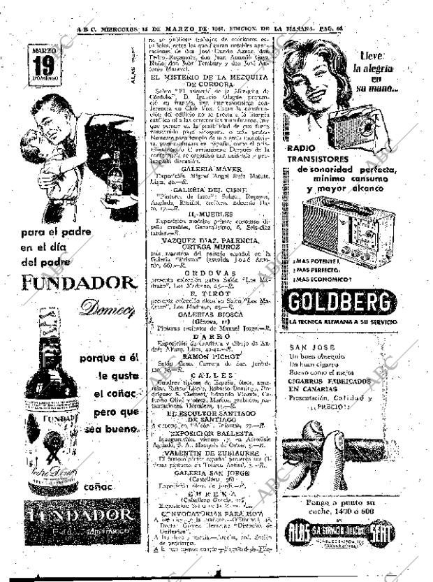 ABC MADRID 15-03-1961 página 64