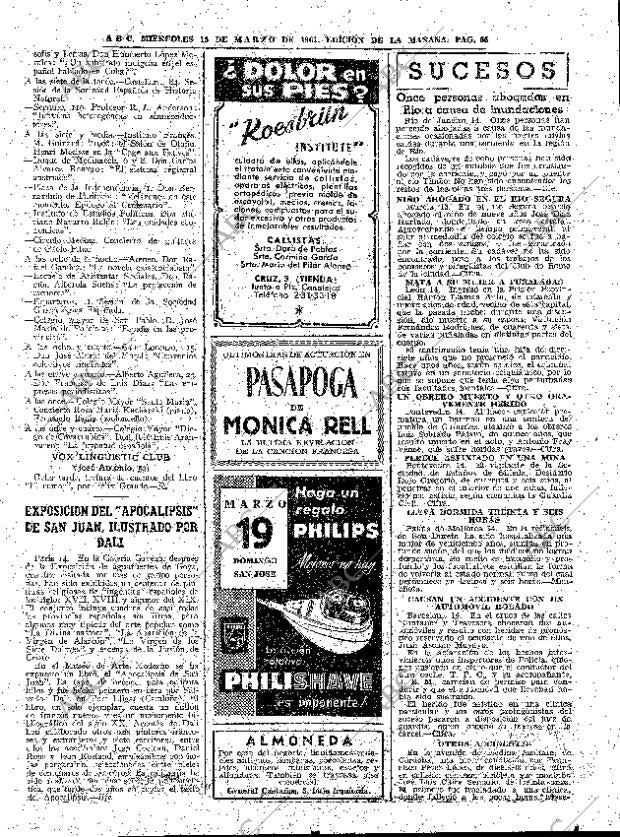 ABC MADRID 15-03-1961 página 65