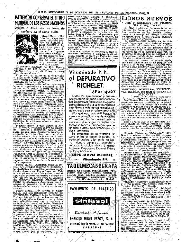 ABC MADRID 15-03-1961 página 79
