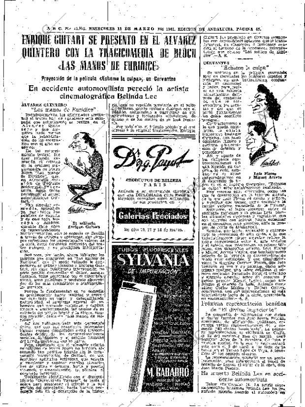 ABC SEVILLA 15-03-1961 página 43
