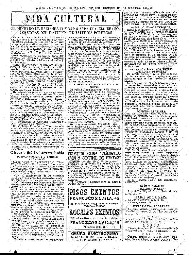 ABC MADRID 16-03-1961 página 61