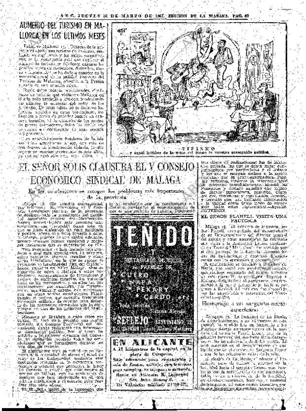 ABC MADRID 16-03-1961 página 67