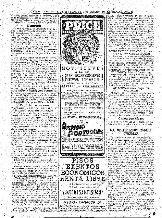 ABC MADRID 16-03-1961 página 72