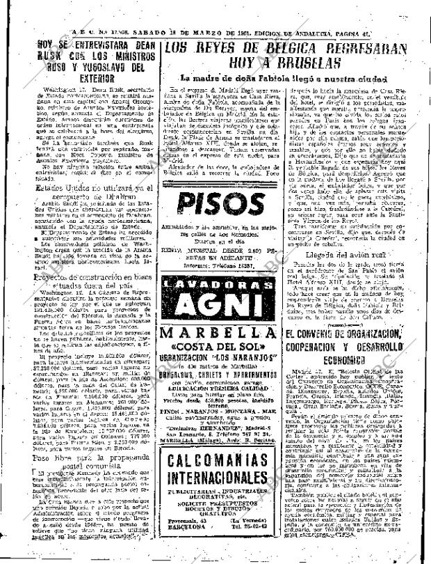 ABC SEVILLA 18-03-1961 página 39