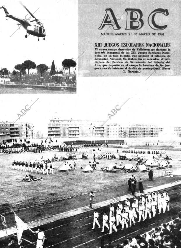 ABC MADRID 21-03-1961 página 1