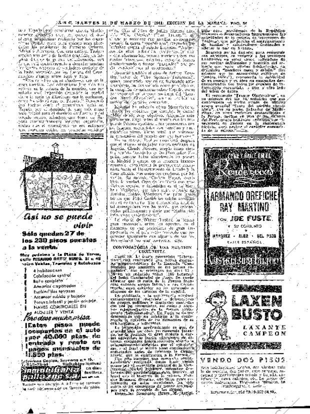 ABC MADRID 21-03-1961 página 34