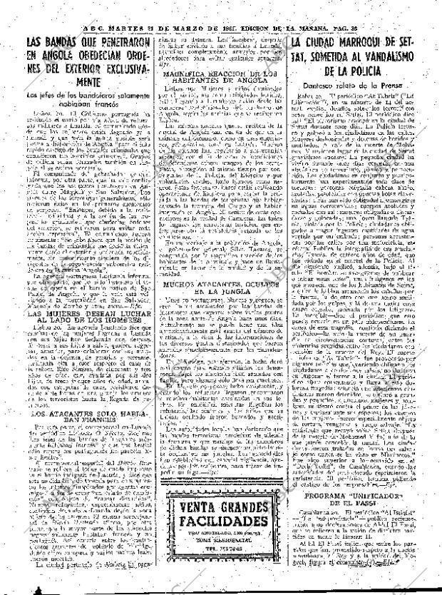 ABC MADRID 21-03-1961 página 36