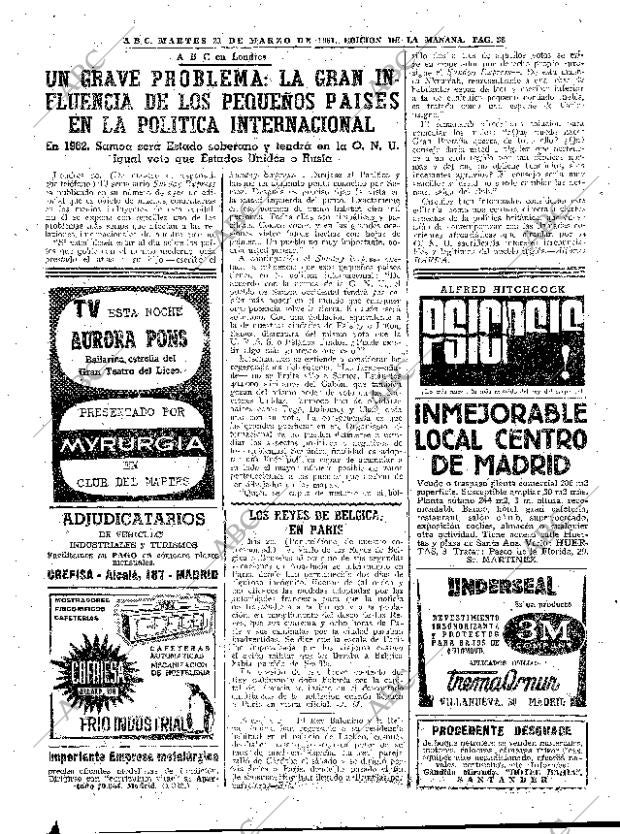 ABC MADRID 21-03-1961 página 38
