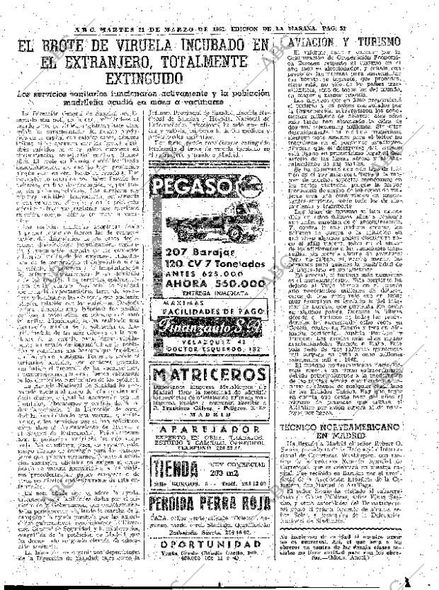 ABC MADRID 21-03-1961 página 51