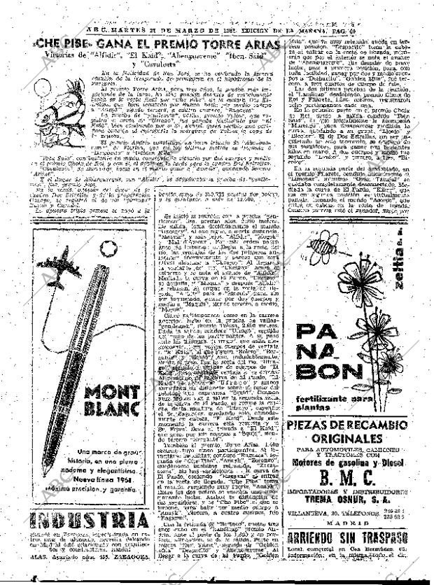 ABC MADRID 21-03-1961 página 60