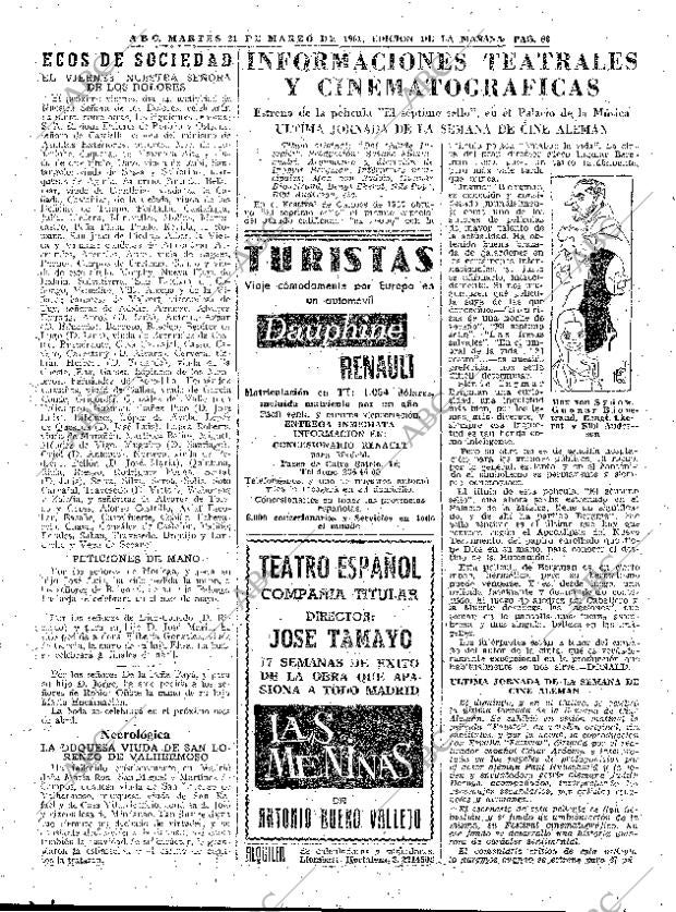 ABC MADRID 21-03-1961 página 63