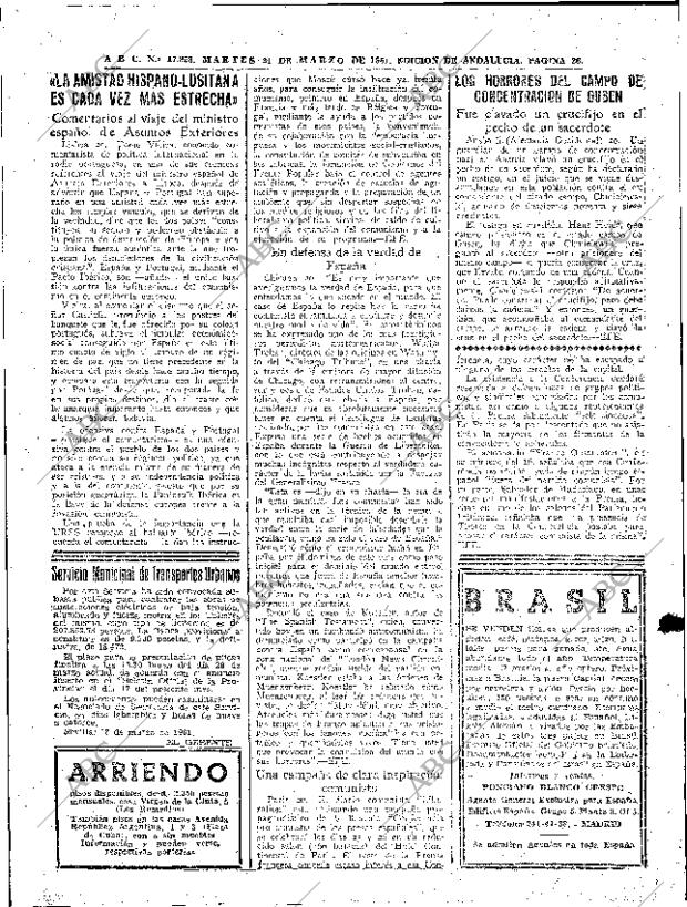 ABC SEVILLA 21-03-1961 página 26