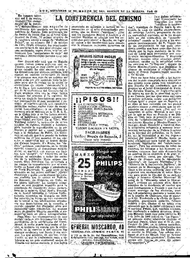 ABC MADRID 22-03-1961 página 48