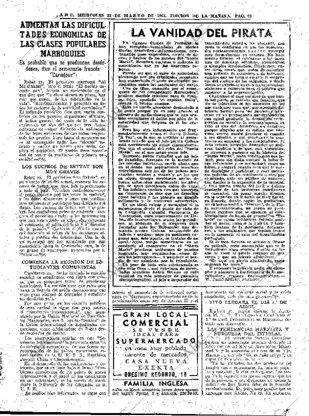 ABC MADRID 22-03-1961 página 49
