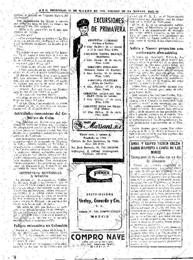 ABC MADRID 22-03-1961 página 54