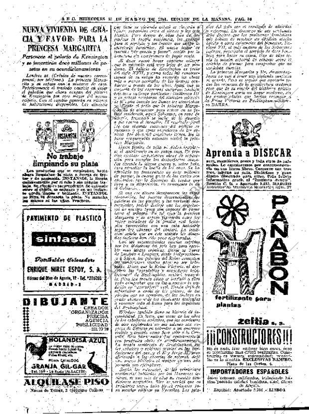 ABC MADRID 22-03-1961 página 56
