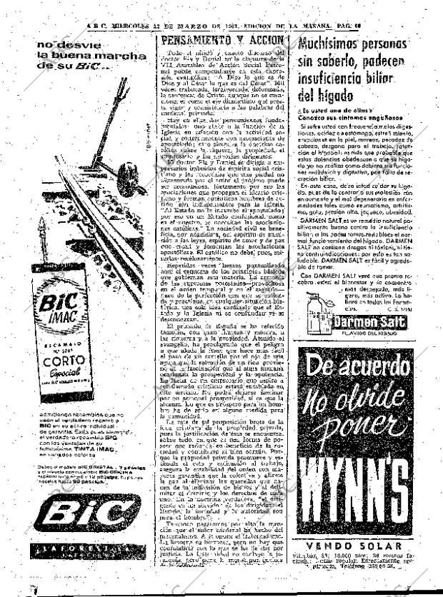 ABC MADRID 22-03-1961 página 60