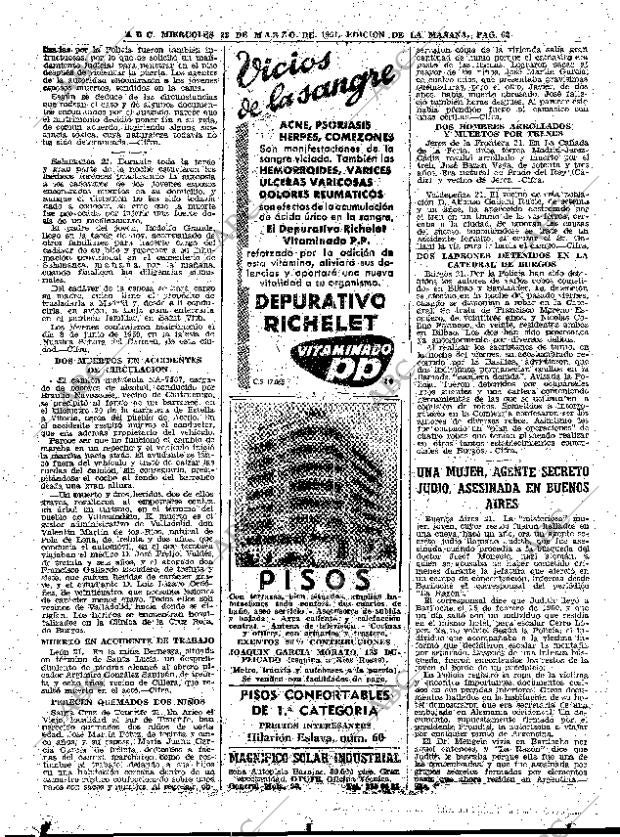 ABC MADRID 22-03-1961 página 62