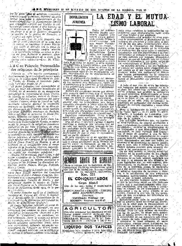 ABC MADRID 22-03-1961 página 69