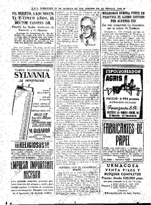 ABC MADRID 22-03-1961 página 70
