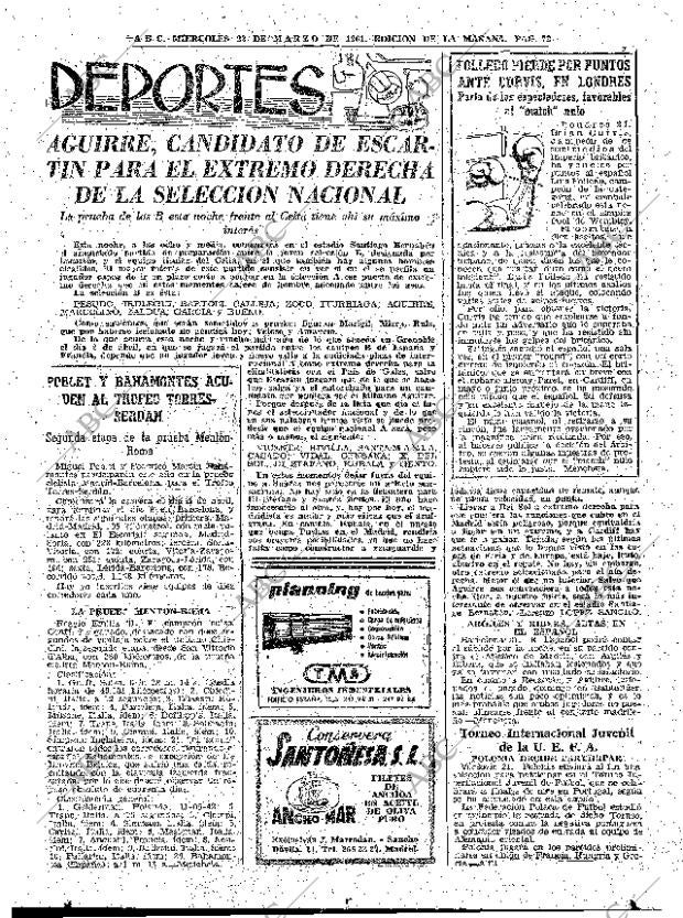 ABC MADRID 22-03-1961 página 73
