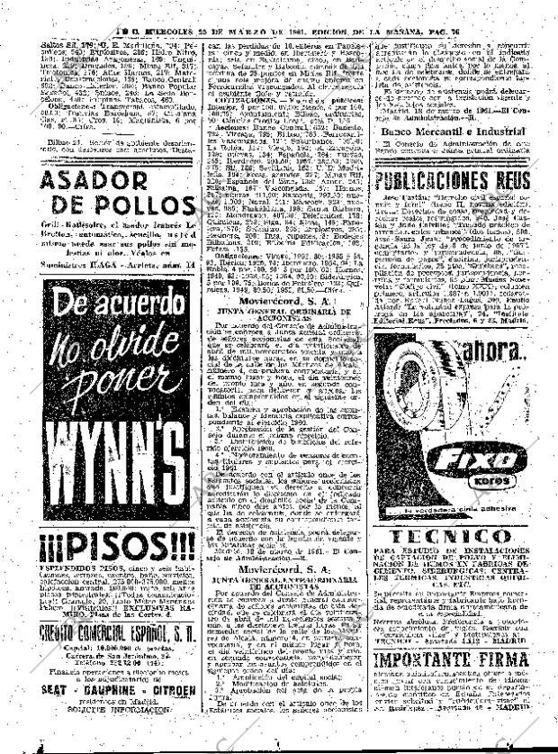 ABC MADRID 22-03-1961 página 76