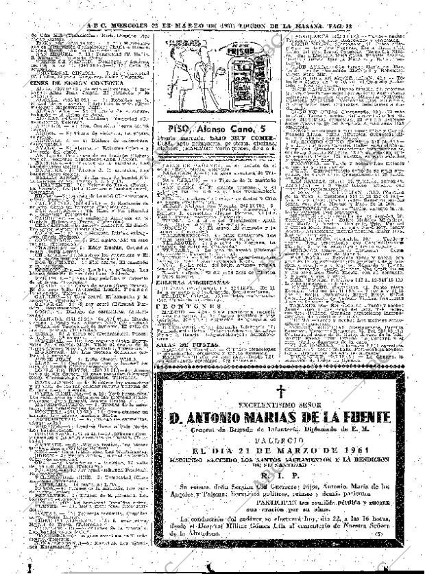 ABC MADRID 22-03-1961 página 82