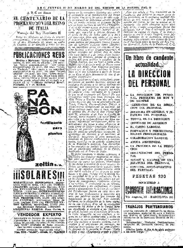 ABC MADRID 23-03-1961 página 44