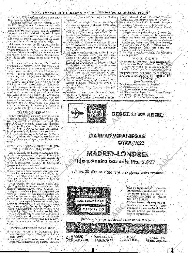 ABC MADRID 23-03-1961 página 51