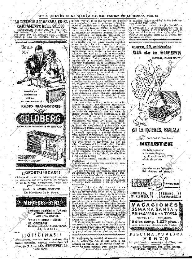 ABC MADRID 23-03-1961 página 56