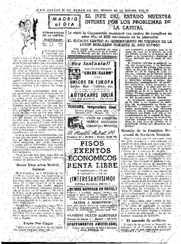 ABC MADRID 23-03-1961 página 57