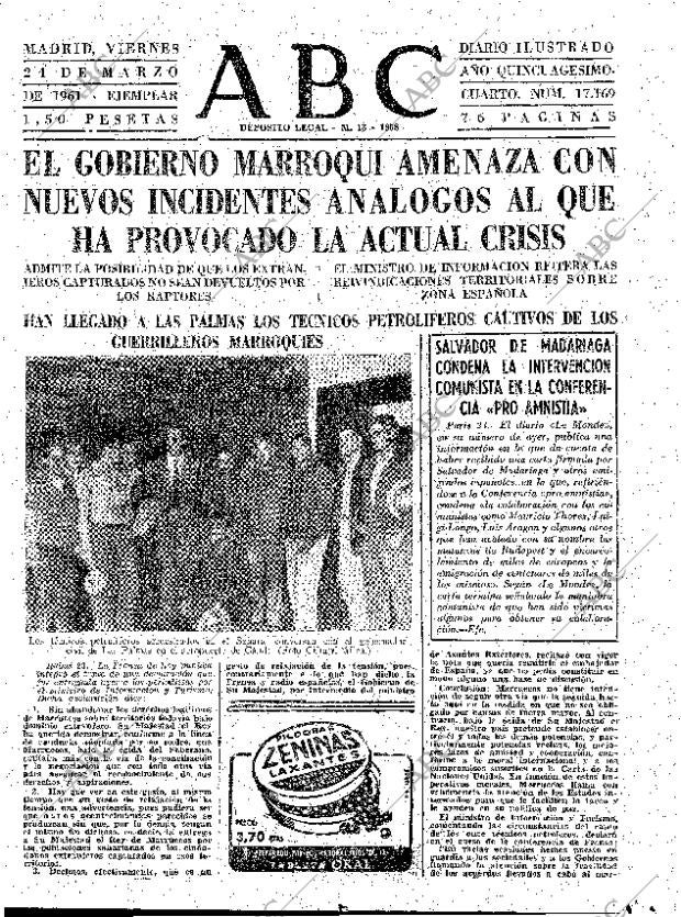 ABC MADRID 24-03-1961 página 31