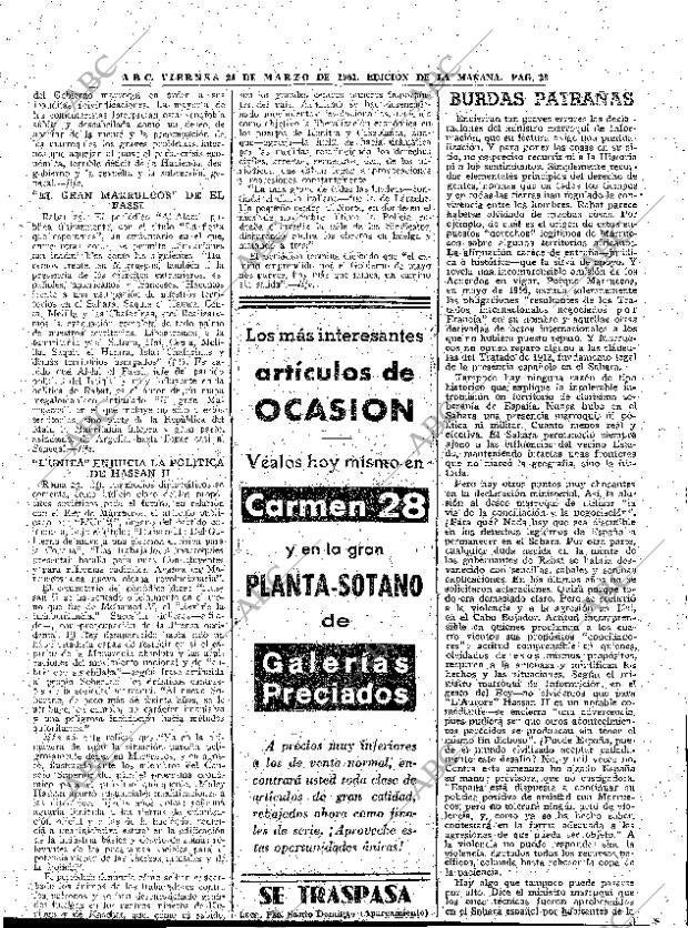 ABC MADRID 24-03-1961 página 33